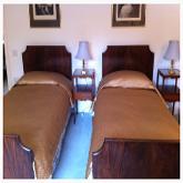 Twin Bed Covers made with Daniel James Bronze Silk